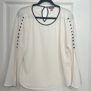 Vince Camuto Blouse with Black Button Detail